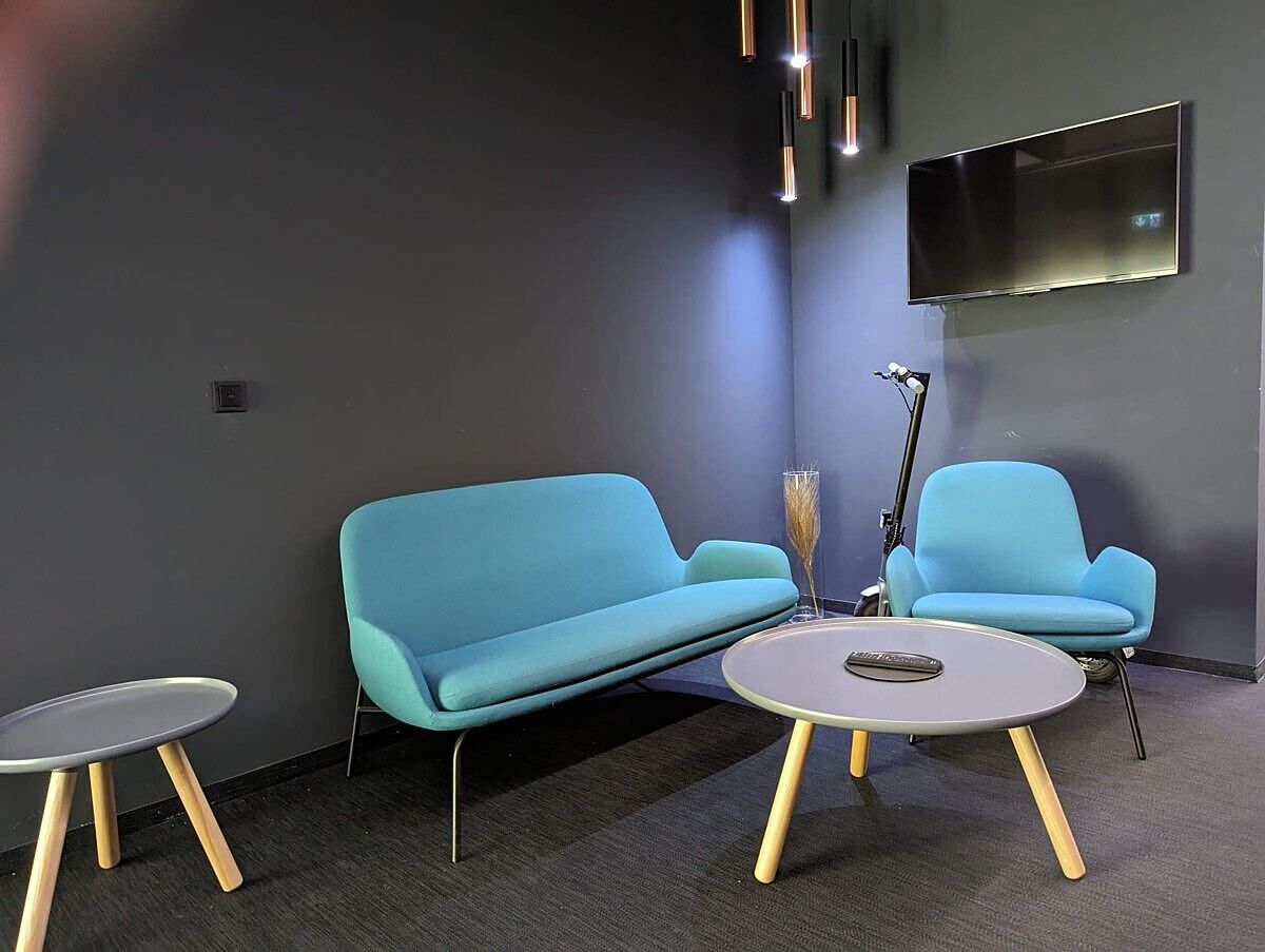 Büro Regensburg-West – Aufenthaltsbereich